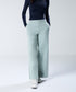 Green Pleated Pant (Short length)